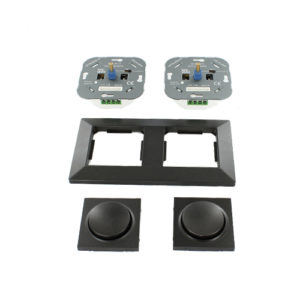 Nero dubbele LED dimmer combinatie compleet 3