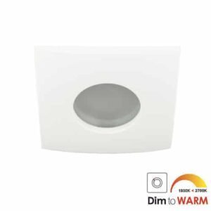 LED spot Calisto GU10 7Watt vierkant wit IP65 dimbaar