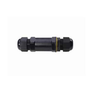 Connector 3 polig IP68 waterdicht zwart