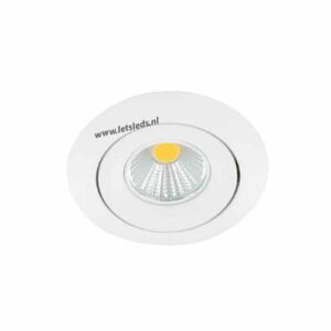 LED spot GU10 5Watt COB rond WIT dimbaar