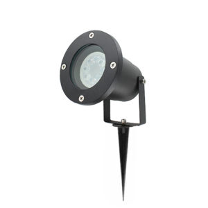 WIFI LED tuinspot 1x4Watt ZWART 220Volt IP65 dimbaar