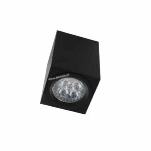 LED opbouwspot Malta 4Watt vierkant ZWART dimbaar