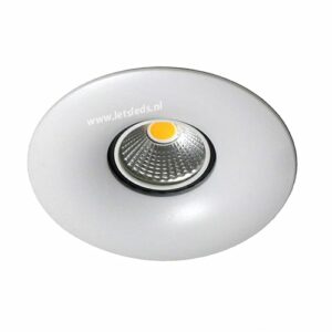 LED spot GU10 COB 3Watt rond WIT dimbaar