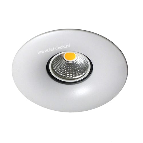 LED spot MR16 COB 5Watt rond WIT dimbaar (12 Volt)