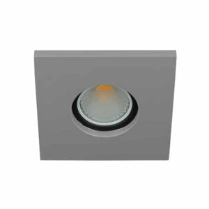 LED spot GU10 COB 5Watt vierkant GRIJS IP65 dimbaar