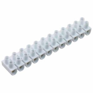 Kroonsteen 12-polig 2,5mm2 wit