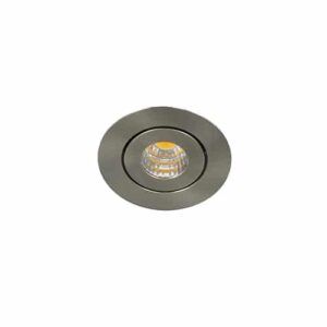 Libra LED mini spot kantelbaar 3Watt rond NIKKEL dimbaar