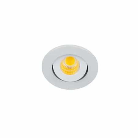 LED mini spot 52mm kantelbaar 3Watt rond WIT IP65 dimbaar