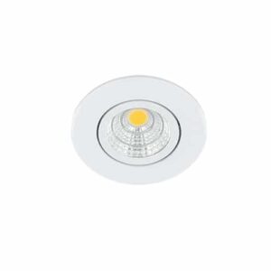 LED mini spot kantelbaar 3Watt rond WIT dimbaar