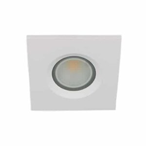 LED spot MR16 COB 3Watt vierkant WIT IP65 dimbaar (12 Volt)
