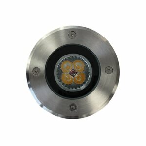 LED grondspot GU10 4Watt rond RVS dimbaar IP65