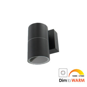 Wandlamp LED armatuur GU10 fitting IP65 waterdicht rond 1x 7Watt