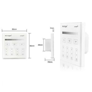 Wifi WWCW touch paneel wandbediening 4 zones