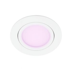 Mondo ondiepe inbouwspot - White & Color - rond WIT 8Watt IP65 - Zigbee 3