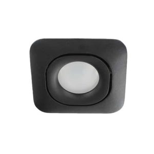 Wifi LED RGBW-CCT spot ZWART kantelbaar GU10 5,5Watt vierkant dimbaar