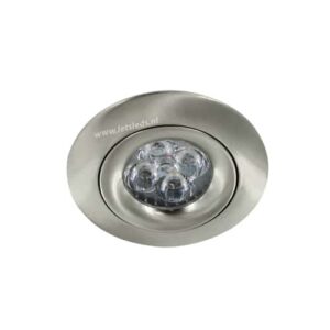 LED spot GU10 4Watt rond NIKKEL dimbaar