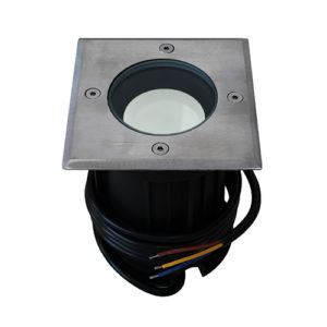 Wifi LED grondspot GU10 5,5Watt RGBW vierkant RVS dimbaar IP65