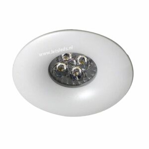 LED spot GU10 4Watt rond WIT dimbaar