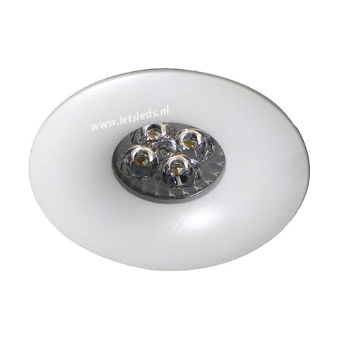 LED spot MR16 4Watt rond WIT dimbaar (12 Volt)