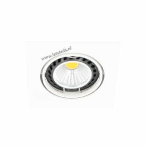 LED spot WIT kantelbaar GU10 COB 5Watt vierkant dimbaar