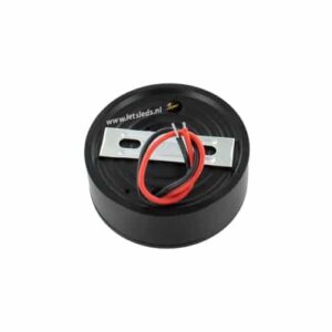 LED opbouwspot 3Watt rond ZWART dimbaar