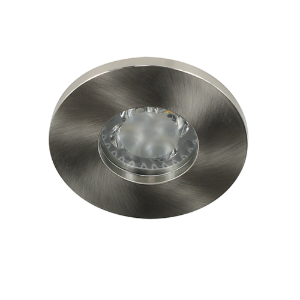 LED spot GU10 4Watt rond NIKKEL IP65 dimbaar D1