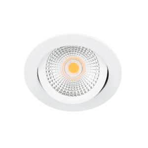 LED spot kantelbaar 5Watt rond WIT IP65 dimbaar D-2