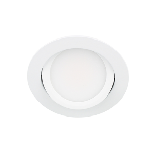 LED spot kantelbaar 5Watt rond WIT IP65 dimbaar D3-2