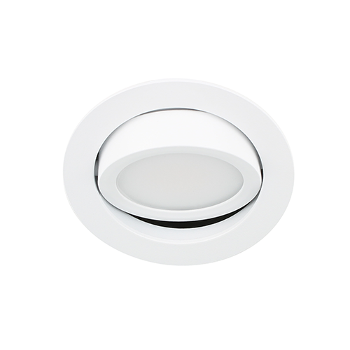 LED spot kantelbaar 5Watt rond WIT IP65 dimbaar D3-3