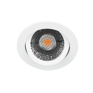 LED spot kantelbaar 5Watt rond WIT IP65 dimbaar D5-2