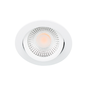 LED spot kantelbaar 5Watt rond WIT dimbaar D1-2