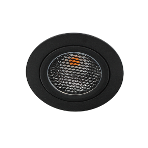 LED spot kantelbaar 5Watt rond ZWART dimbaar D5-1