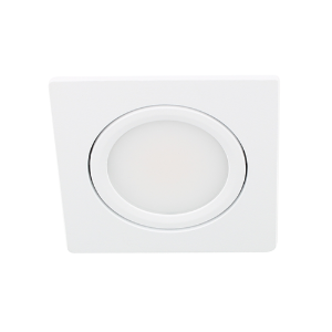 LED spot kantelbaar 5Watt vierkant WIT IP65 dimbaar D3-1