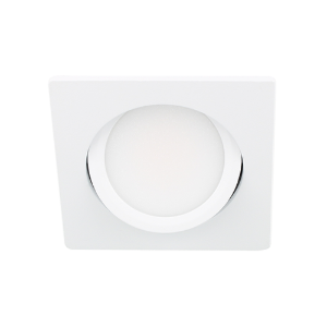 LED spot kantelbaar 5Watt vierkant WIT IP65 dimbaar D3-2