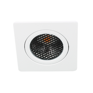 LED spot kantelbaar 5Watt vierkant WIT dimbaar D5-1