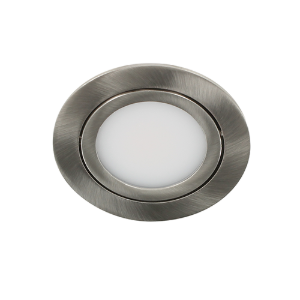 LED spot kantelbaar 5Watt rond NIKKEL IP65 dimbaar D3-1