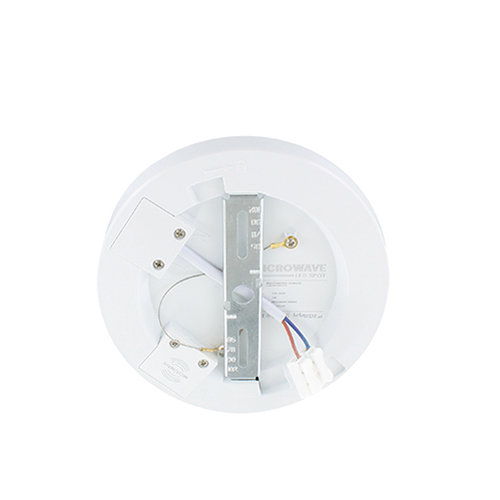 LED opbouwspot met ingebouwde bewegingssensor WIT 5Watt rond microwave sensor