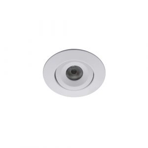 LED mini spot 50mm kantelbaar 3Watt rond WIT IP68 dimbaar