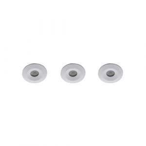 Set 3x Alpha LED mini spot 3Watt rond WIT IP68 dimbaar