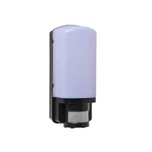 Wandlamp ZWART 220Volt IP44 PIR sensor