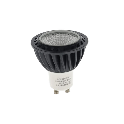 LED lamp GU10 COB 3Watt dimbaar