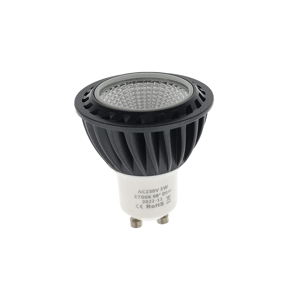 LED lamp GU10 COB 3Watt dimbaar