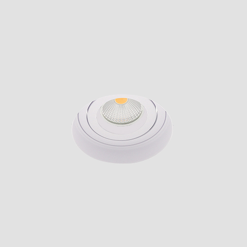 LED trimless stucframe spot kantelbaar GU10 COB 3Watt rond WIT dimbaar