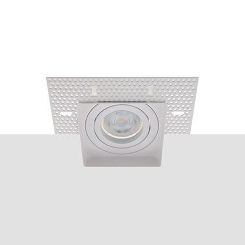 Philips LED trimless spot GU10 3.7Watt vierkant WIT dimbaar