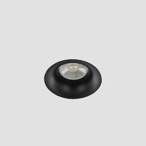 LED trimless spot GU10 COB 7Watt rond ZWART dimbaar