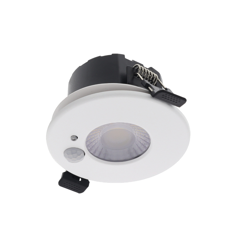 LED PIR inbouwspot IP65 waterdicht met bewegings sensor 6Watt rond WIT CCT switch én dimbaar afbeelding