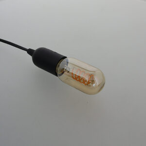 LED Spiraal lamp | Dimbaar | E27 | 4W | Tubular T45 | Amber glas | 2200K - Extra warm wit