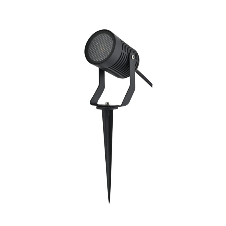 LED tuinspot prikspot armatuur GU10 ZWART Raster 220/230Volt IP65