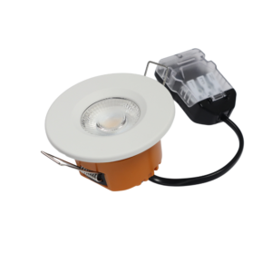 LED fire rated inbouwspot 6Watt rond WIT IP65 dimbaar - CCT - interne driver - brandvertragend