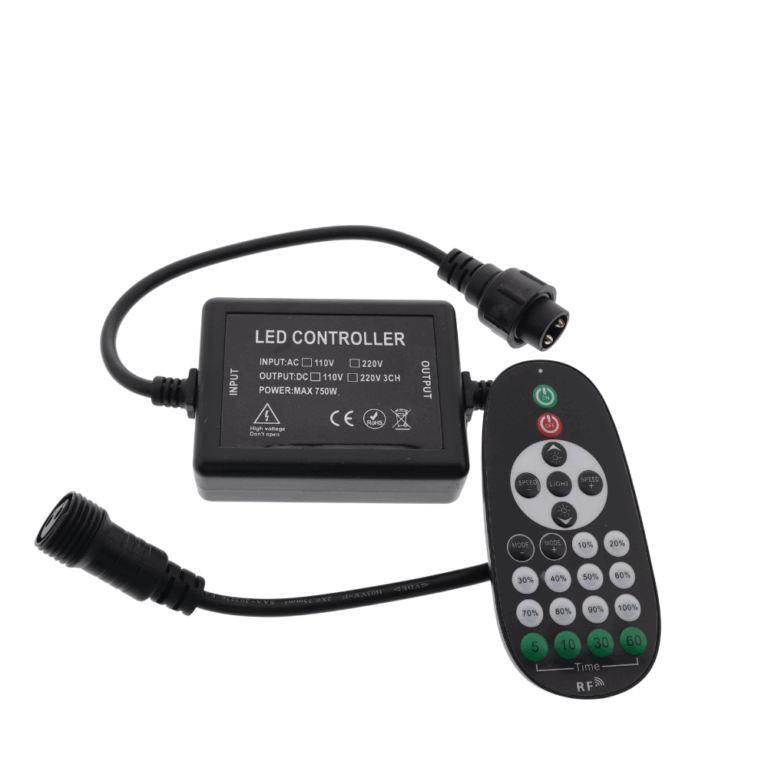 Stekkerdimmer met afstandsbediening voor Prikkabels - 750W | met timerfunctie